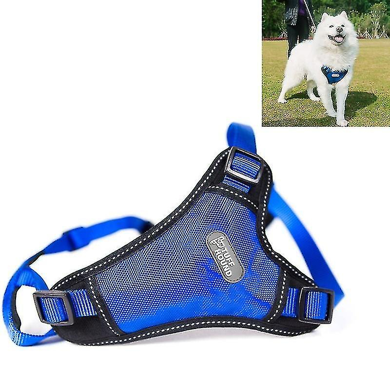 Arnés Para Perros Tuffhound 1639 Con Correa, Talla M, Azul - Venta Internacional.