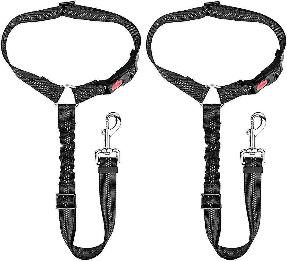 Foto 6 pulgar | Cinturones De Seguridad Para Perros Huoguo, 2 Unidades, Reposacabezas Ajustables Para Mascotas - Venta Internacional.