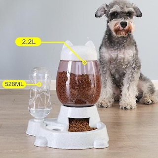 Foto 3 | Dispensador De Comida Automático Huoguo Para Mascotas, Perros Y Gatos Con Robot De Agua - Venta Internacional.