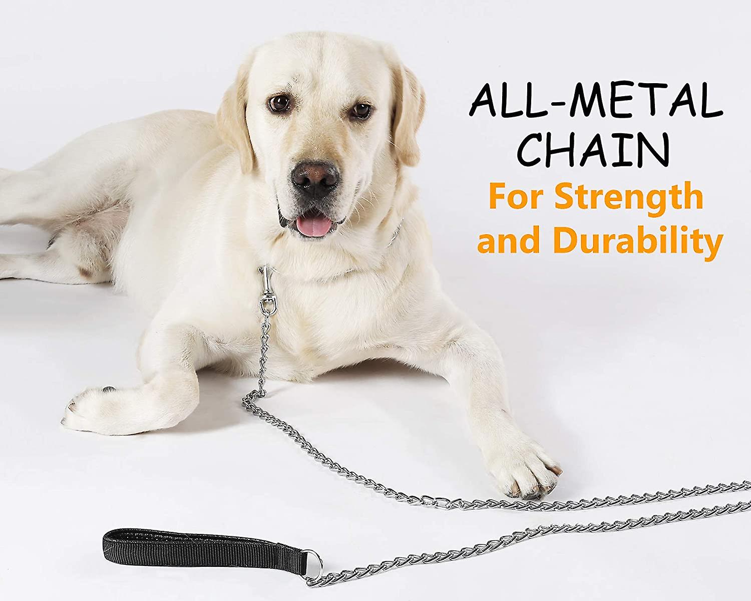 Foto 4 pulgar | Correa Para Perros Huoguo, De Metal, Resistente A La Masticación, Para Perros Grandes - Venta Internacional.