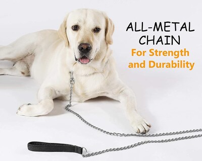 Foto 3 | Correa Para Perros Huoguo, De Metal, Resistente A La Masticación, Para Perros Grandes - Venta Internacional.