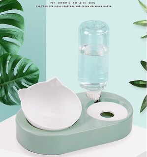 Foto 5 | Dispensadores De Alimentos Huoguo Cat Bowl Dispensador De Agua Automático - Venta Internacional.