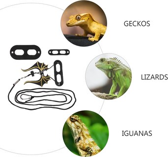 Foto 6 | Juego De Correas Ajustables Para Lagartos Y Dragones Barbudos - Venta Internacional.