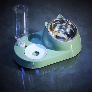 Foto 4 | Dispensador De Comida Huoguo Dispensador Automático De Agua Con Cuenco Para Gatos - Venta Internacional.