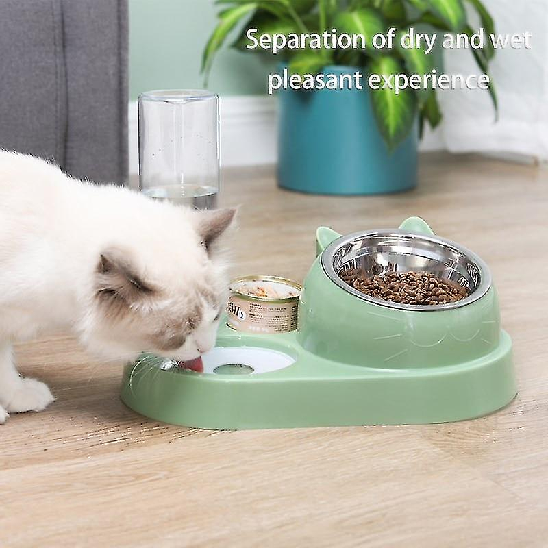Foto 8 pulgar | Dispensador De Comida Huoguo Dispensador Automático De Agua Con Cuenco Para Gatos - Venta Internacional.