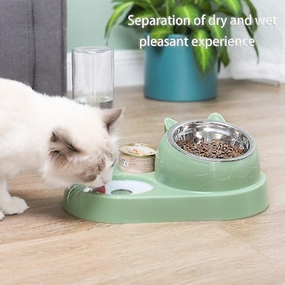 Foto 7 | Dispensador De Comida Huoguo Dispensador Automático De Agua Con Cuenco Para Gatos - Venta Internacional.