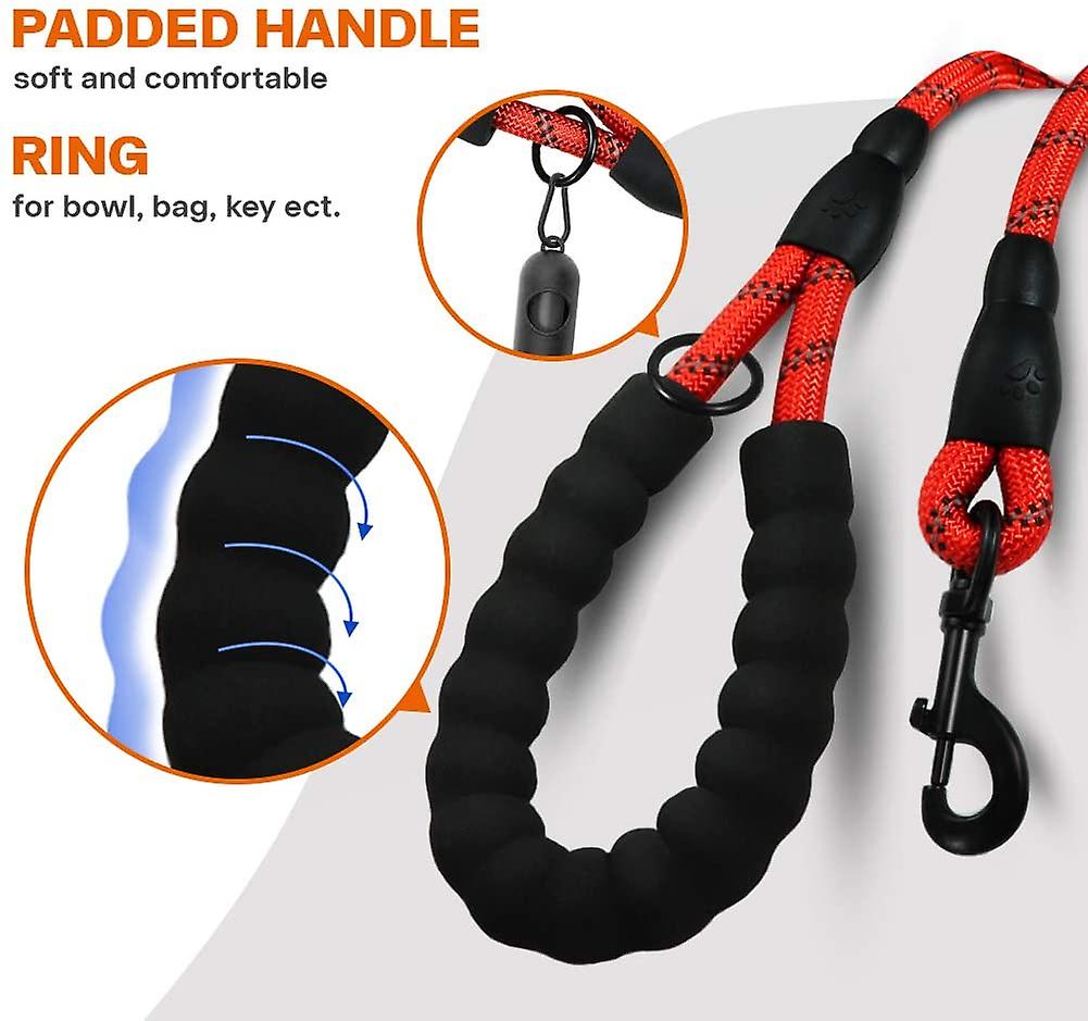 Foto 5 pulgar | Cuerda De Correa Para Perros Huoguo Reflectante De 1,5 M Con Asa Acolchada Suave - Venta Internacional.