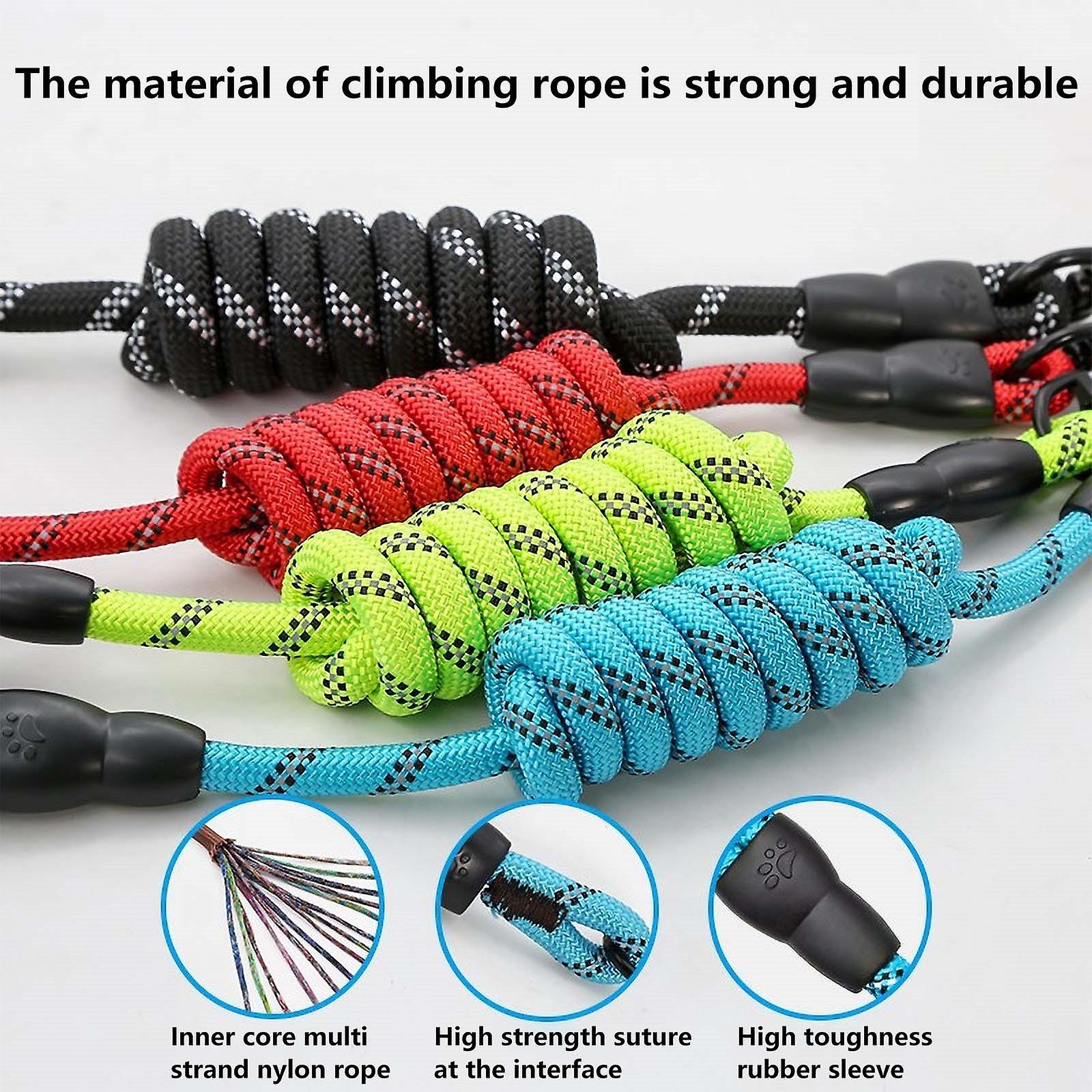Foto 4 pulgar | Correa Para Perros Huoguo Strong Con Asa Acolchada E Hilo Reflectante - Venta Internacional.
