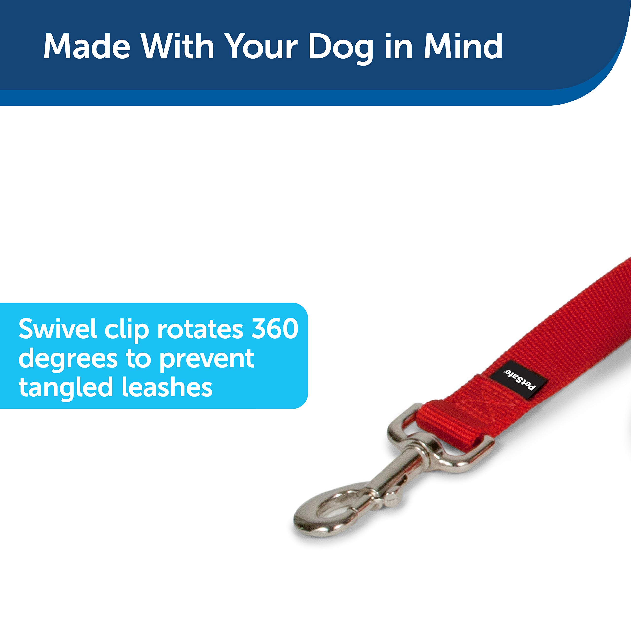 Foto 3 pulgar | Correa Petsafe De Nailon Para Perros, 1 Pulgada X 1,2 M, Roja, Resistente Y Duradera - Venta Internacional.