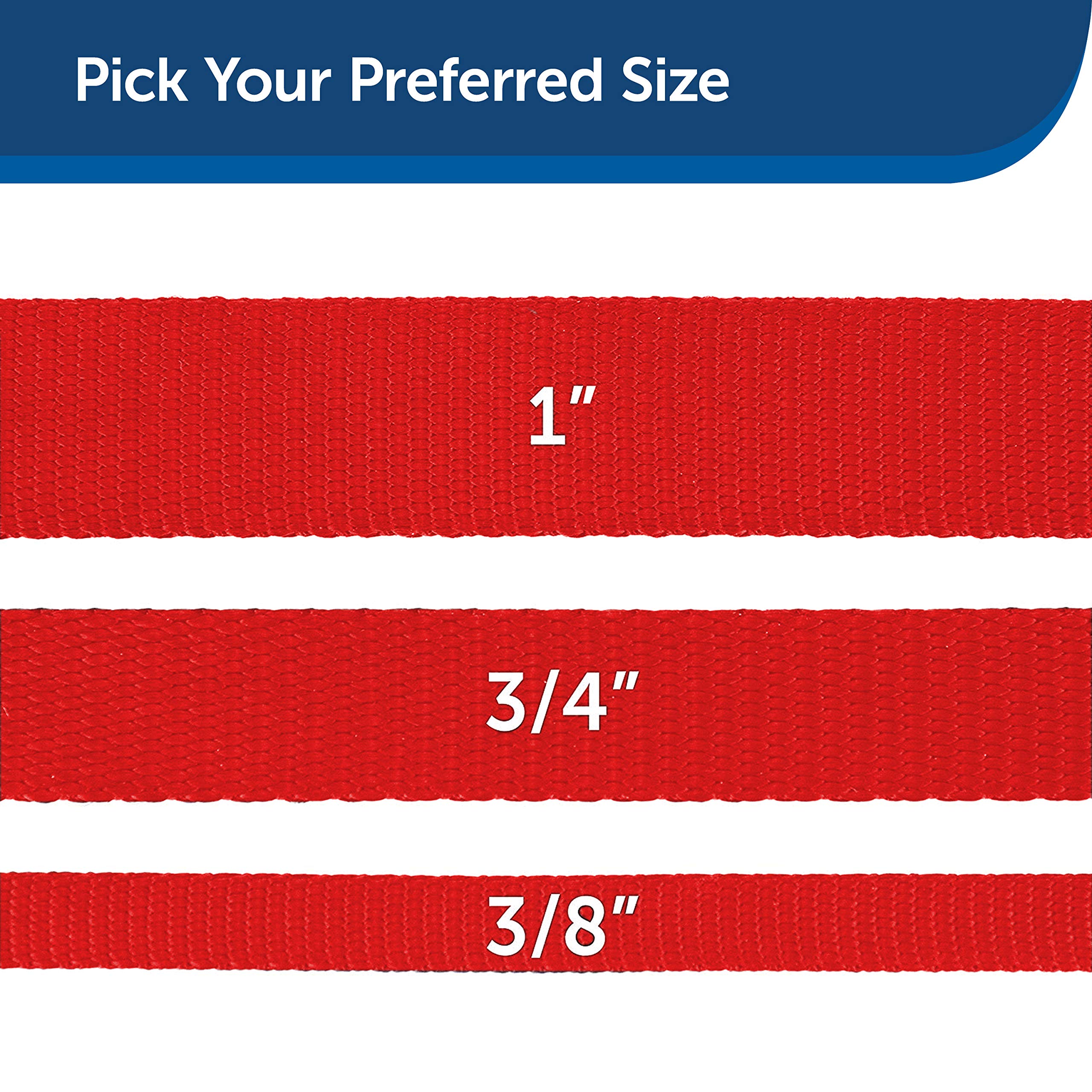 Foto 6 pulgar | Correa Petsafe De Nailon Para Perros, 1 Pulgada X 1,2 M, Roja, Resistente Y Duradera - Venta Internacional.