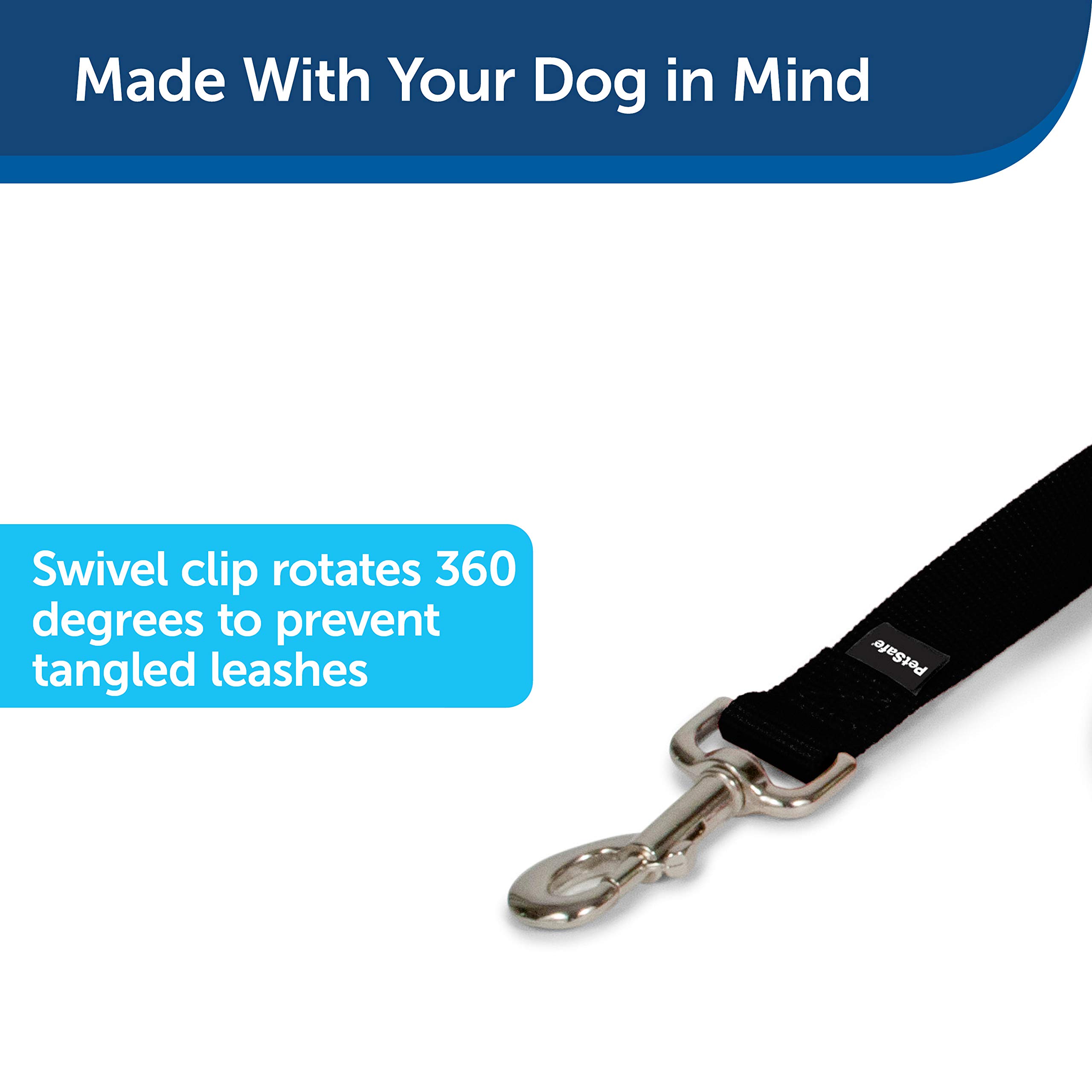 Foto 3 pulgar | Correa Petsafe De Nailon Para Perros, 1 Pulgada X 1,2 M, Resistente Y Duradera, Negra - Venta Internacional.