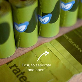 Foto 3 | Bolsa Para Excrementos De Perro, Paquete A Granel, Con 2 Dispensadores De Correa, Apta Para La Tierr - Venta Internac