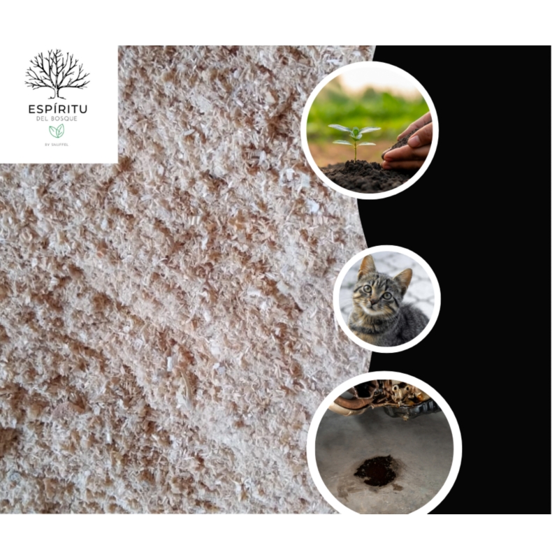 Foto 6 pulgar | Saco De Serrín De 6 Kg, 100% Pino Y Álamo, Para Compostaje Y Alquitrán - Venta Internacional.
