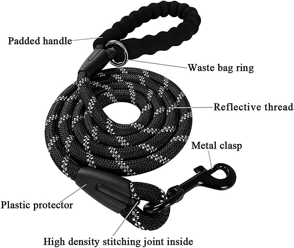 Foto 2 pulgar | Cuerda De Correa Para Perros Huoguo, Resistente, No Tira, 1,5 M - Venta Internacional.