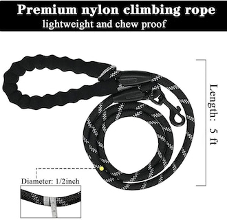 Foto 2 | Cuerda De Correa Para Perros Huoguo, Resistente, No Tira, 1,5 M - Venta Internacional.