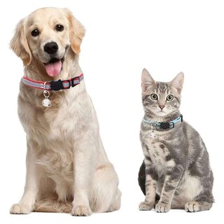 Foto 5 | Collares Para Gatos Huoguo Safety Breakaway De Piel Reflectante Roja - Venta Internacional.