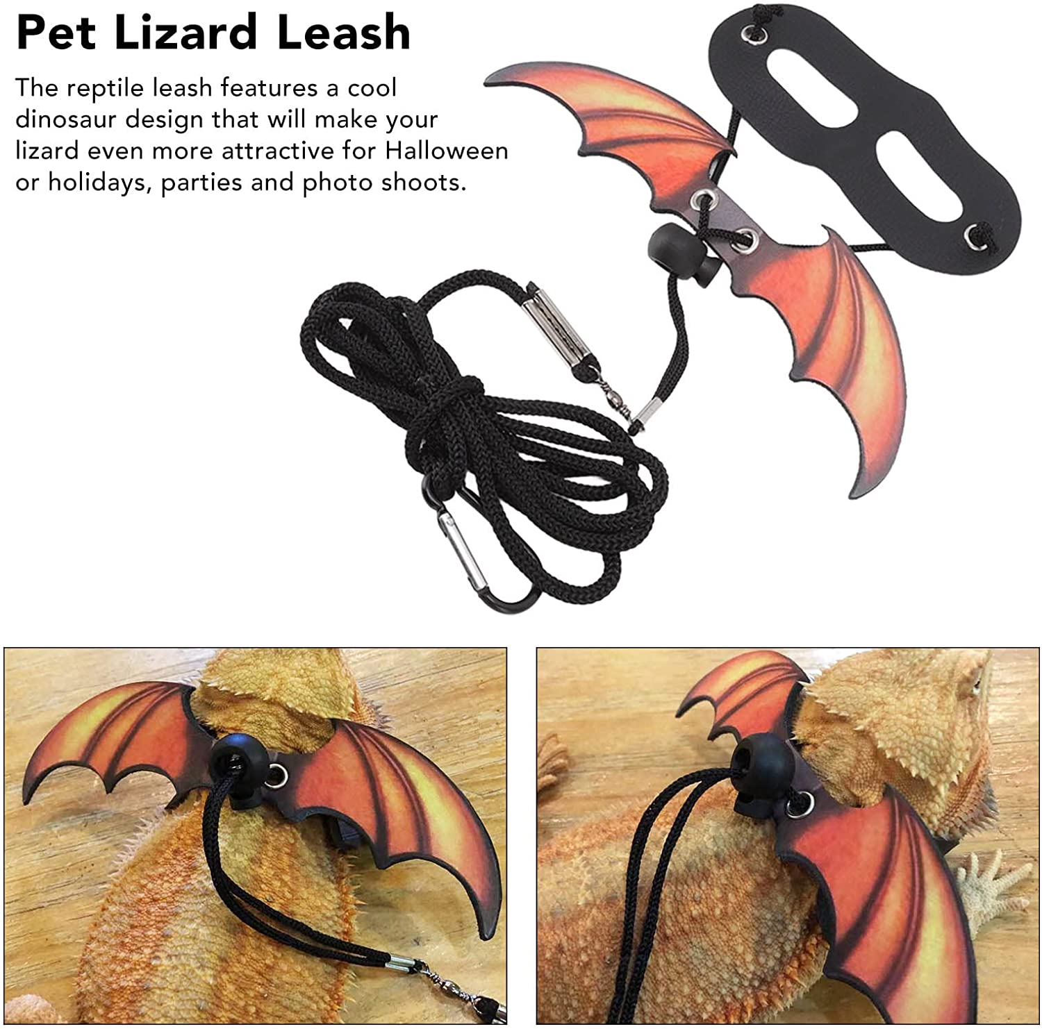 Foto 5 pulgar | Correa Para Reptiles, Dragones Barbudos, Resistente Al Desgaste, Multiusos - Venta Internacional.