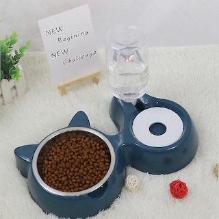 Foto 3 | Dispensador De Comida, Cuenco Para Gatos, Dispensador De Agua Automático Antideslizante - Venta Internacional.