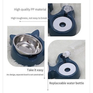 Foto 5 | Dispensador De Comida, Cuenco Para Gatos, Dispensador De Agua Automático Antideslizante - Venta Internacional.
