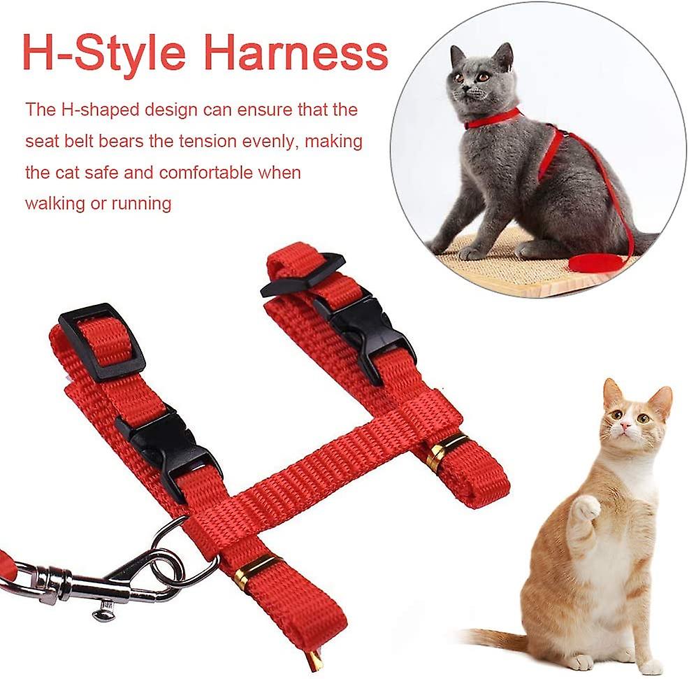 Foto 4 pulgar | Arnés Para Gatos Kitte Huoguo Ajustable De Nailon Con Correa De 120 Cm - Venta Internacional.