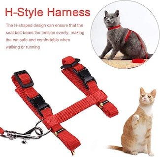 Foto 3 | Arnés Para Gatos Kitte Huoguo Ajustable De Nailon Con Correa De 120 Cm - Venta Internacional.