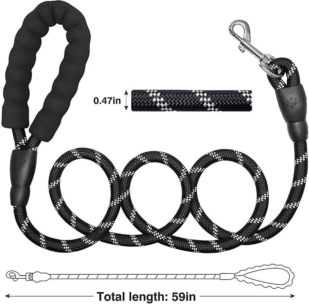 Foto 2 pulgar | Cuerda De Correa Para Perros Huoguo, Resistente, 150 Cm, Con Asa Acolchada Suave - Venta Internacional.