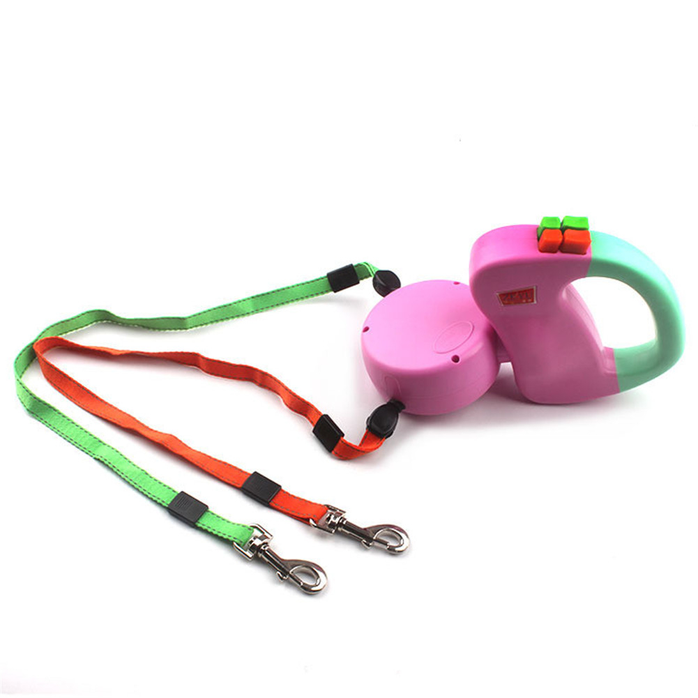 Foto 4 pulgar | Correas Para Mascotas De Doble Cabezal Retráctiles Automáticas Para Perros - Venta Internacional.