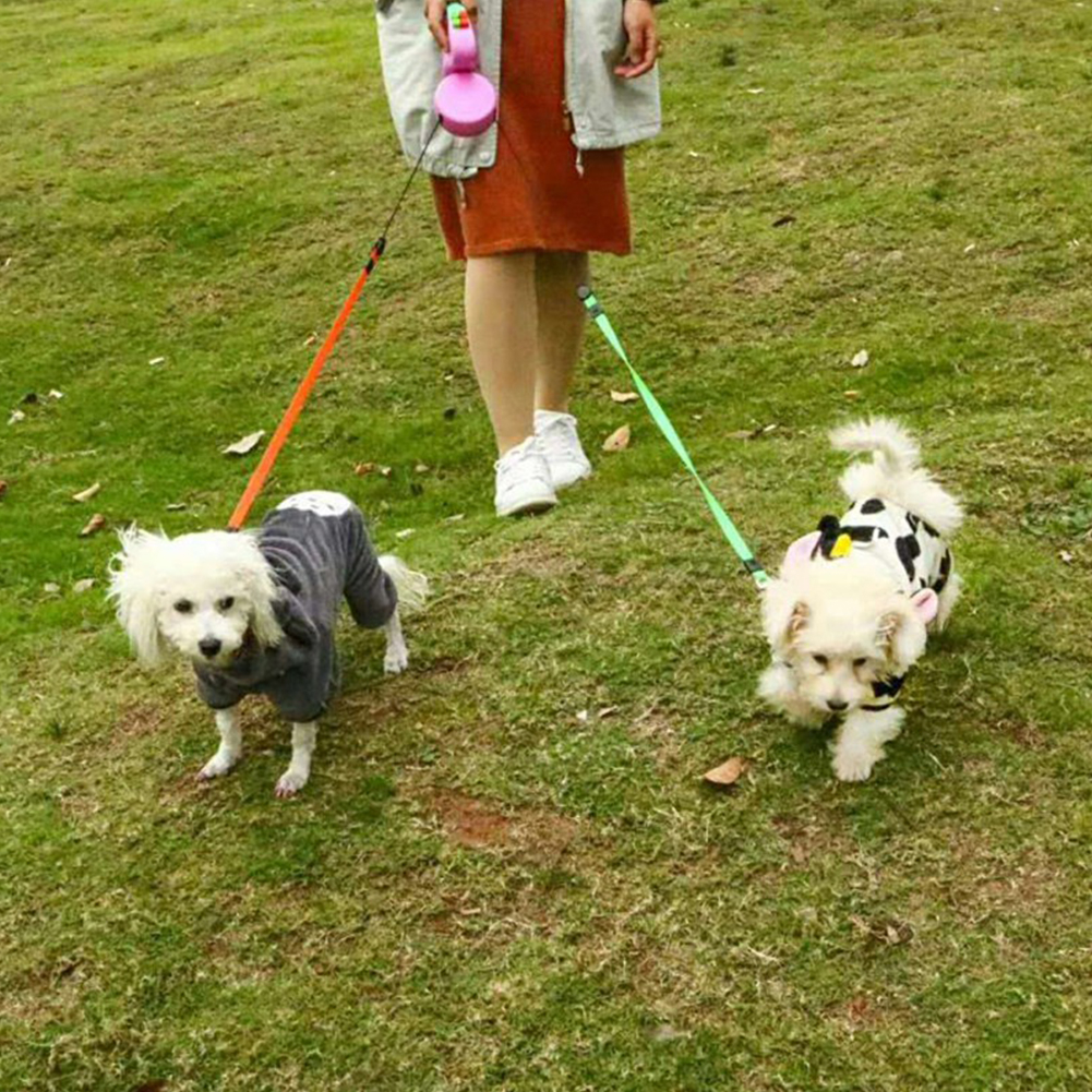 Foto 5 pulgar | Correas Para Mascotas De Doble Cabezal Retráctiles Automáticas Para Perros - Venta Internacional.