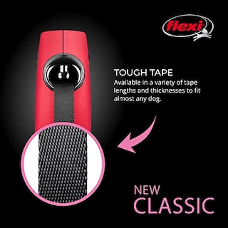 Foto 3 | Correa Retráctil Flexi New Classic Tape Roja Para Perros De Hasta - Venta Internacional.