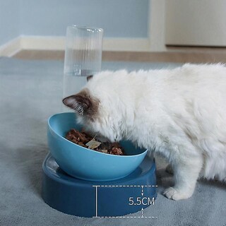 Foto 5 | Dispensadores De Alimentos Huoguo, Alimentador Automático De Doble Cuenco Para Mascotas - Venta Internacional.