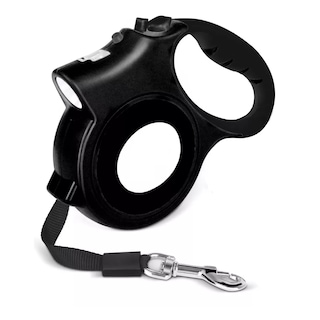 Foto 1 | Correa Retráctil De 5m Con Linterna Led Para Perro De 25kg Eo Safe Imports Esi-17260 Negro