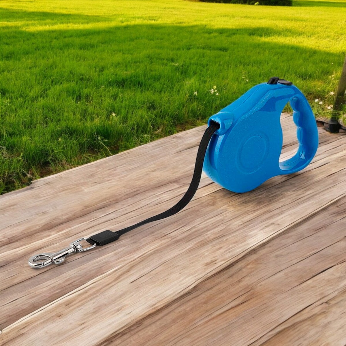 Foto 6 pulgar | Ilios Innova Correa Retráctil Azul para Perro