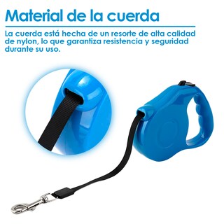Foto 7 | Ilios Innova Correa Retráctil Azul para Perro