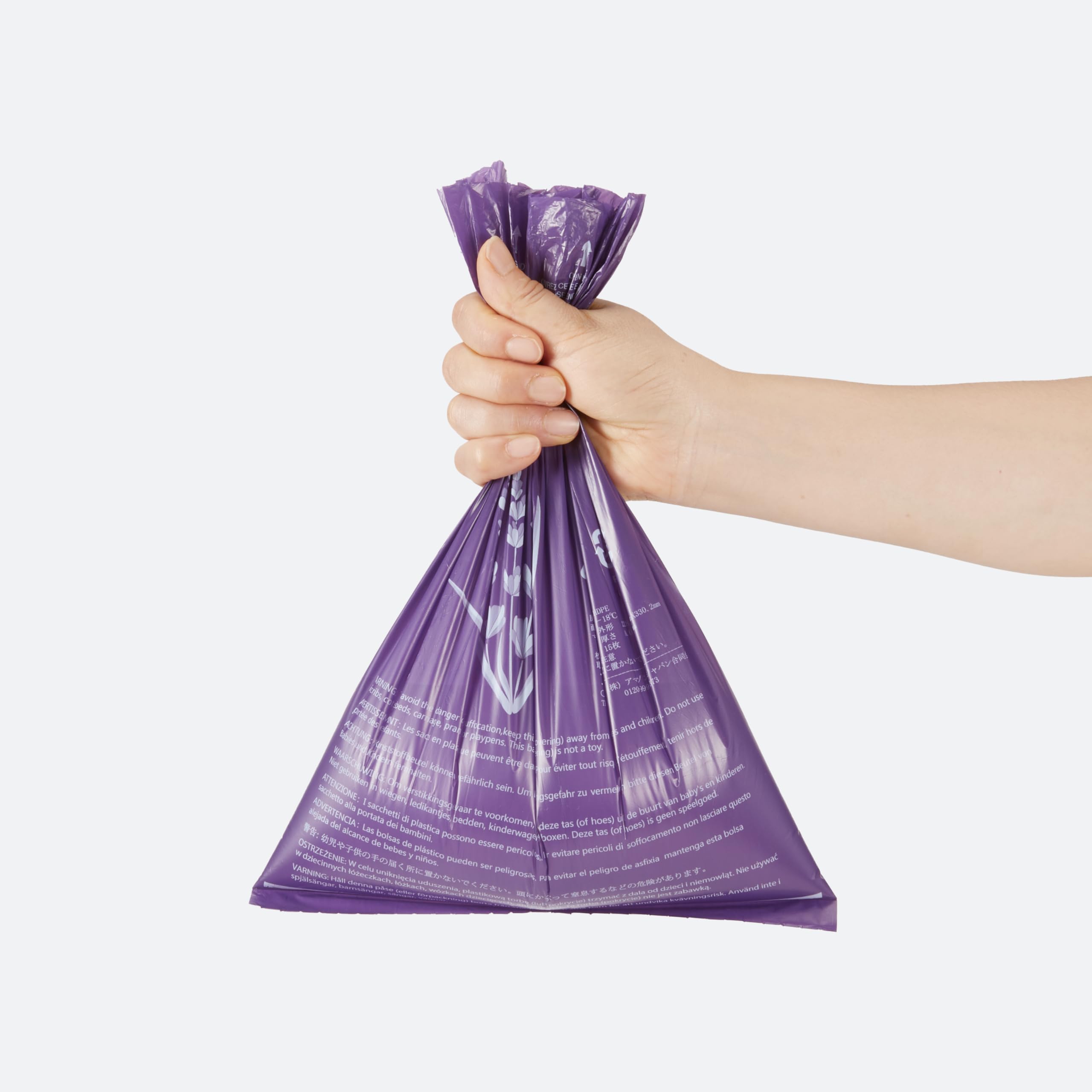 Foto 5 pulgar | Bolsas de Basura Amazon Basics con Aroma a Lavanda 900 Unidades - Venta Internacional