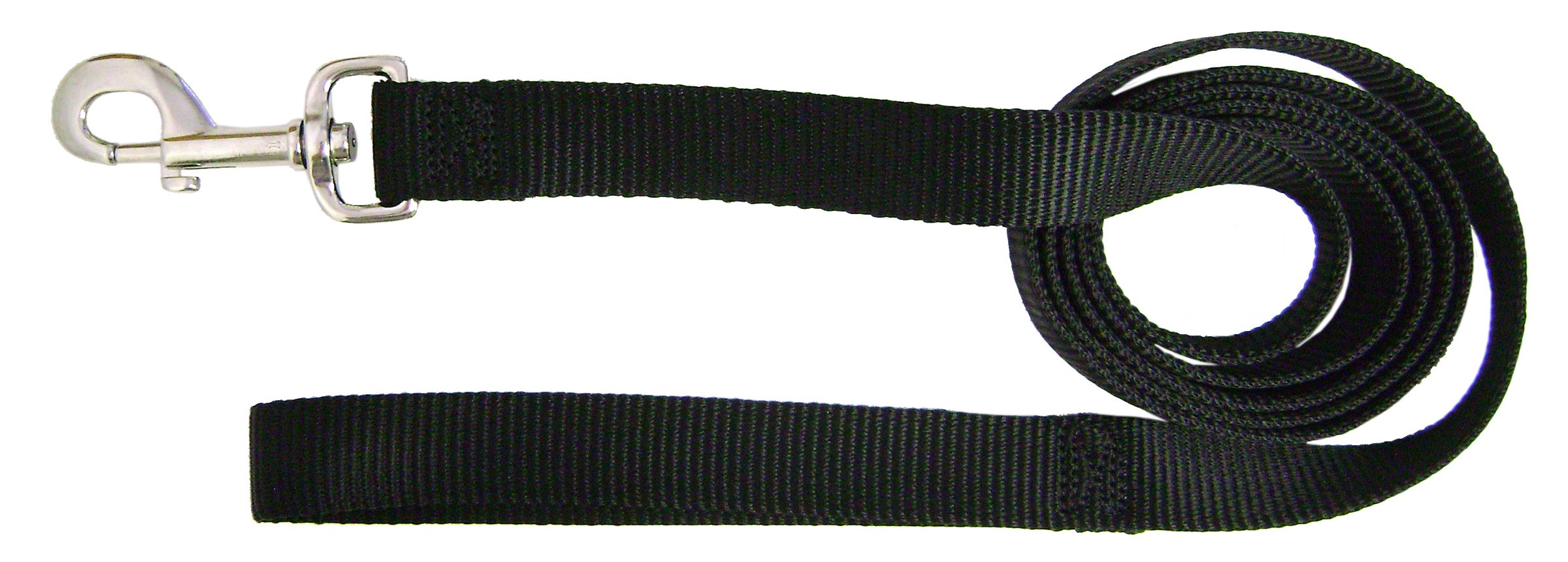 Correa Para Perros Hamilton De Nailon Grueso, Única, 2,54 Cm X 1,83 M, Negra - Venta Internacional.