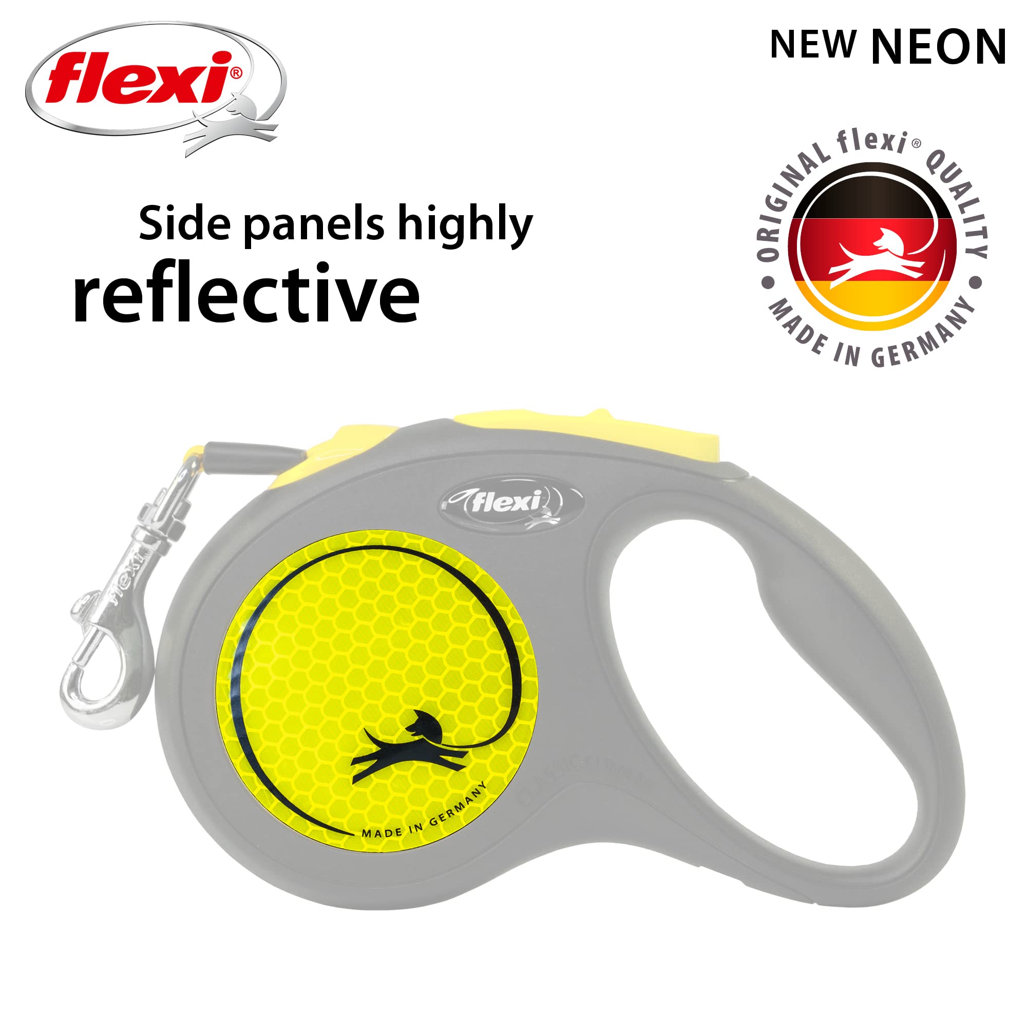 Foto 4 pulgar | Correa Retráctil para Perros Flexi New Neon Tape- Venta Internacional