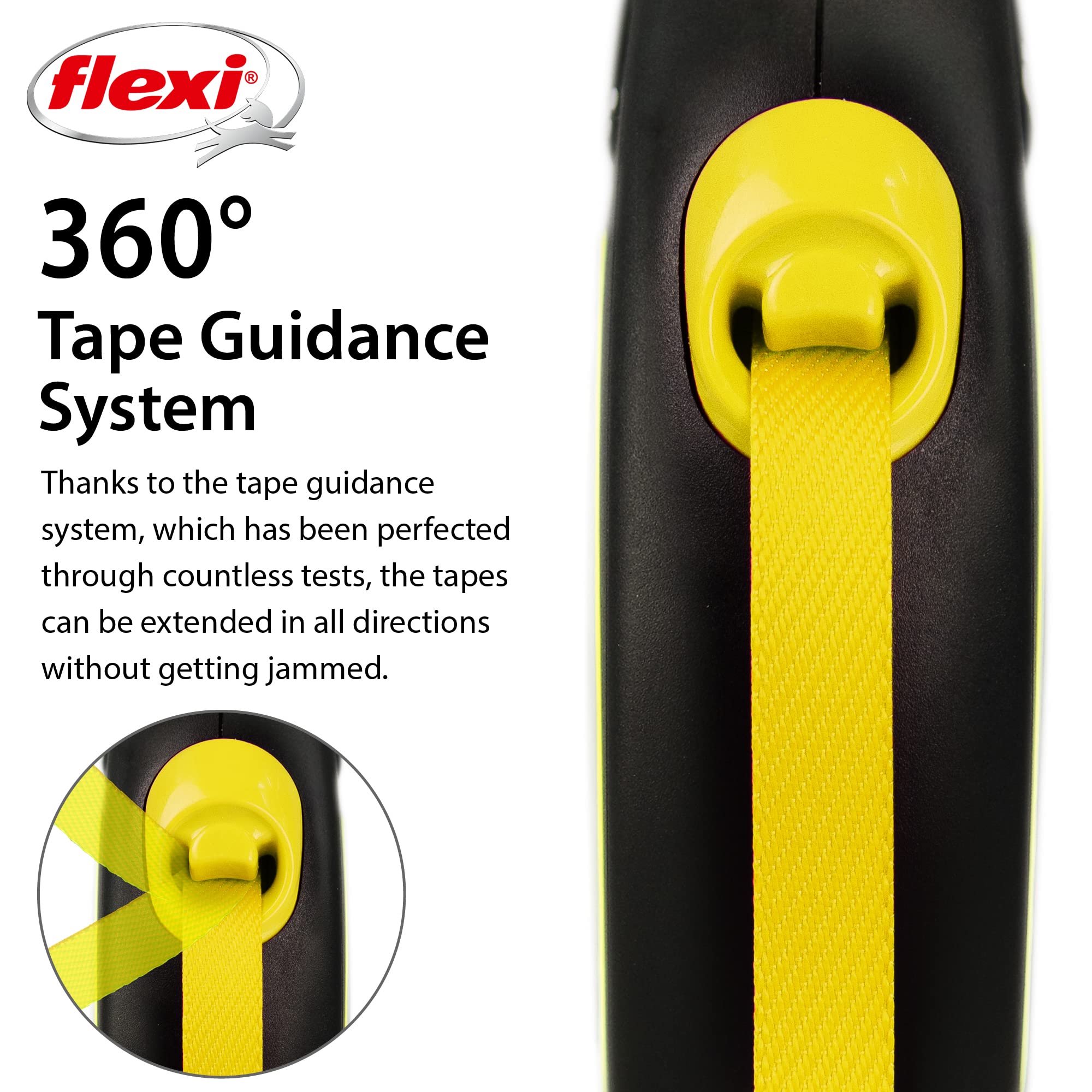 Foto 5 pulgar | Correa Retráctil para Perros Flexi New Neon Tape- Venta Internacional