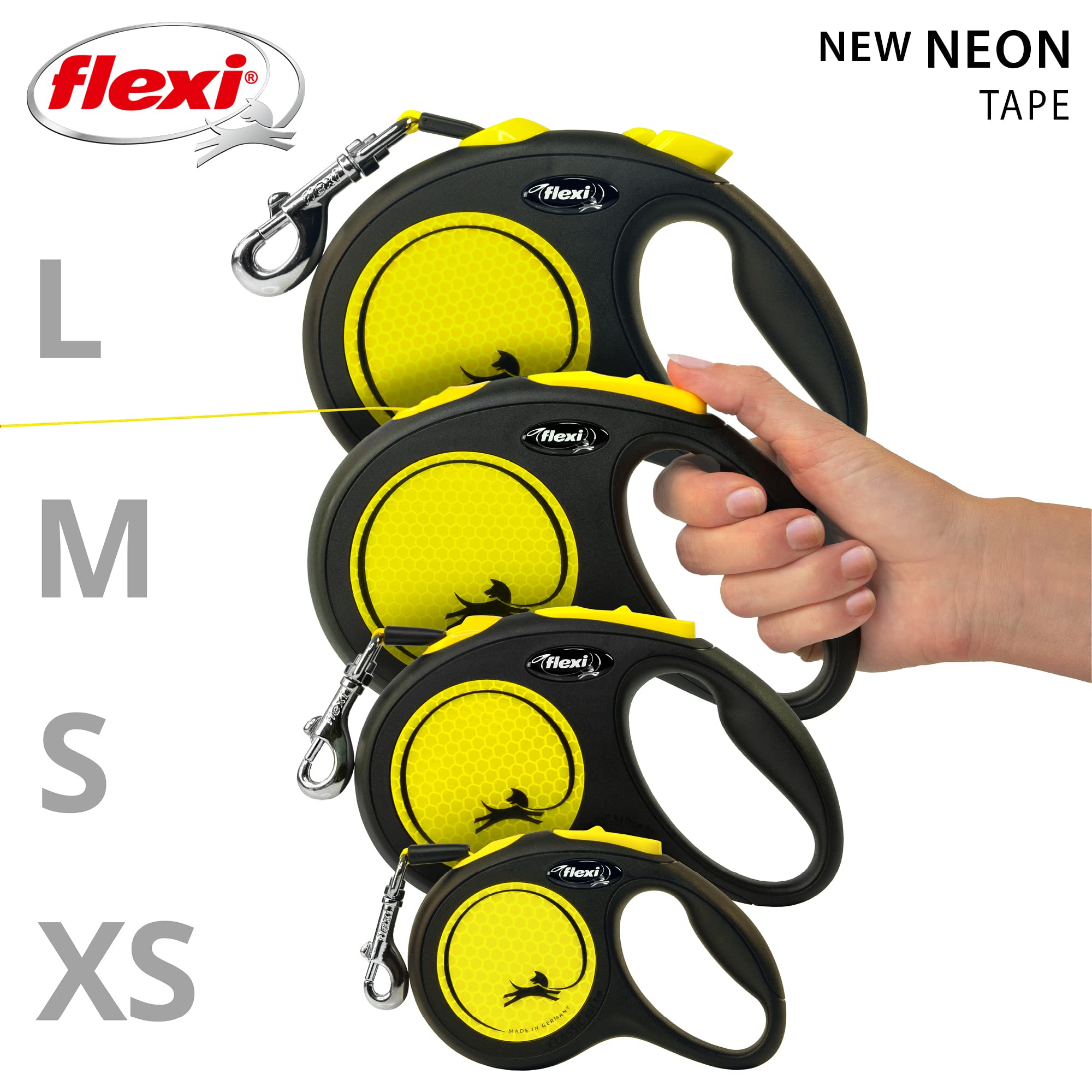 Foto 5 | Correa Retráctil para Perros Flexi New Neon Tape- Venta Internacional