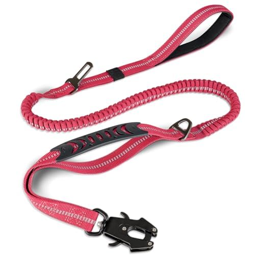 Correa Táctica Para Perros Joytale, Resistente, Absorbe Los Golpes De 4 A 6 Pies - Venta Internacional.