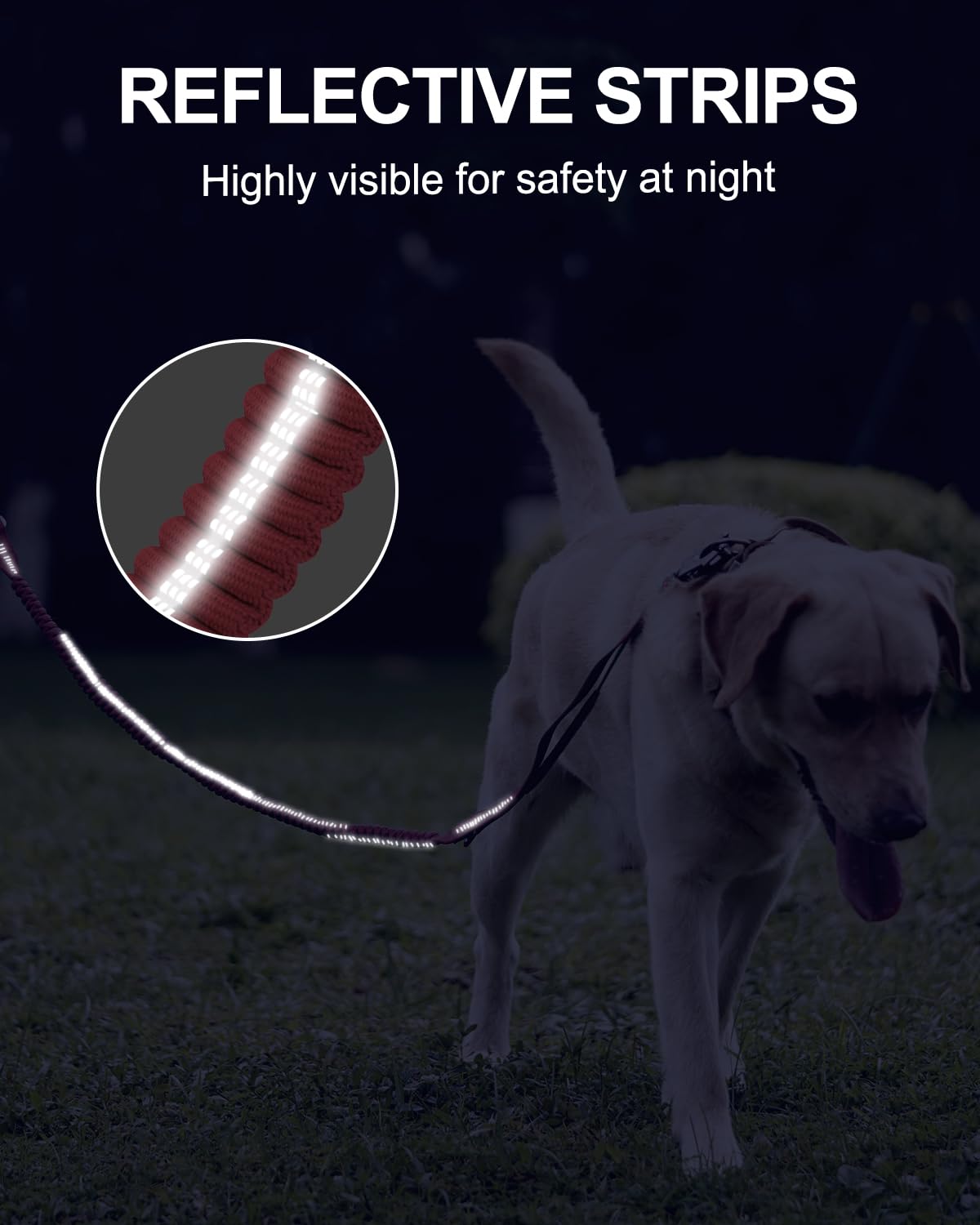 Foto 7 pulgar | Correa Táctica Para Perros Joytale, Resistente, Absorbe Los Golpes De 4 A 6 Pies - Venta Internacional.
