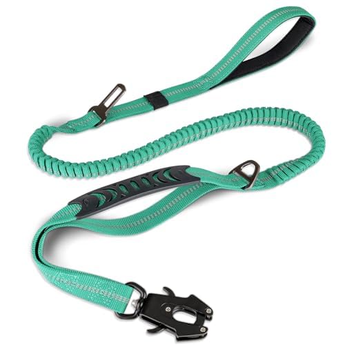 Correa Táctica Para Perros Joytale, Resistente, Absorbe Los Golpes, Color Verde Azulado - Venta Internacional.