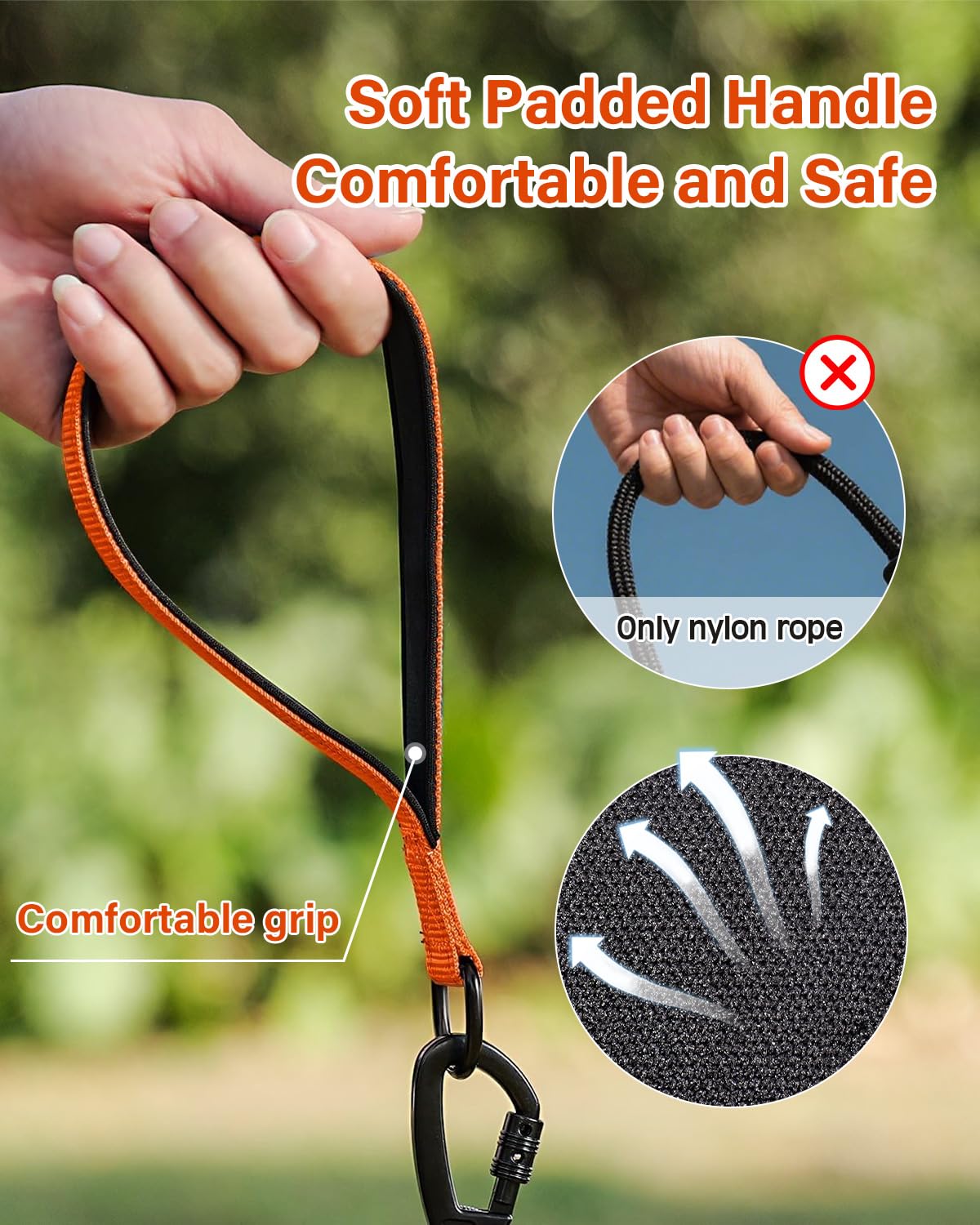 Foto 3 | Correa Larga Para Perros Training Leash Joytale, 30 Pies, Color Naranja - Venta Internacional.