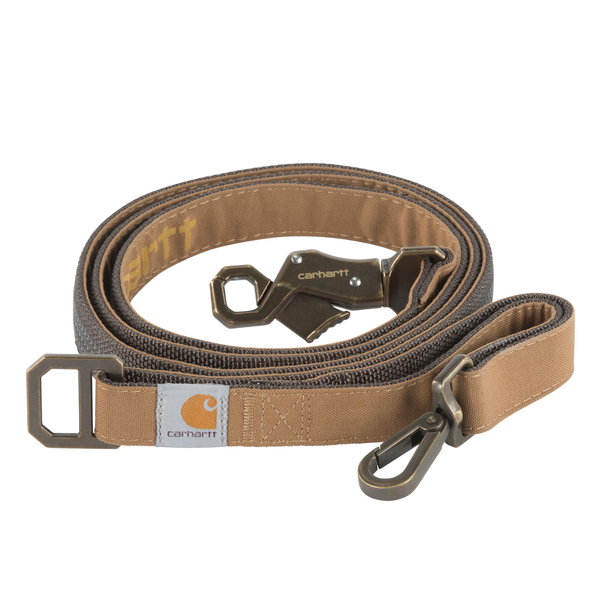Correa Para Perro Carhartt De Nailon Con Forma De Pato, Color Negro Y Latón Cepillado, Tamaño Grande - Venta Intern