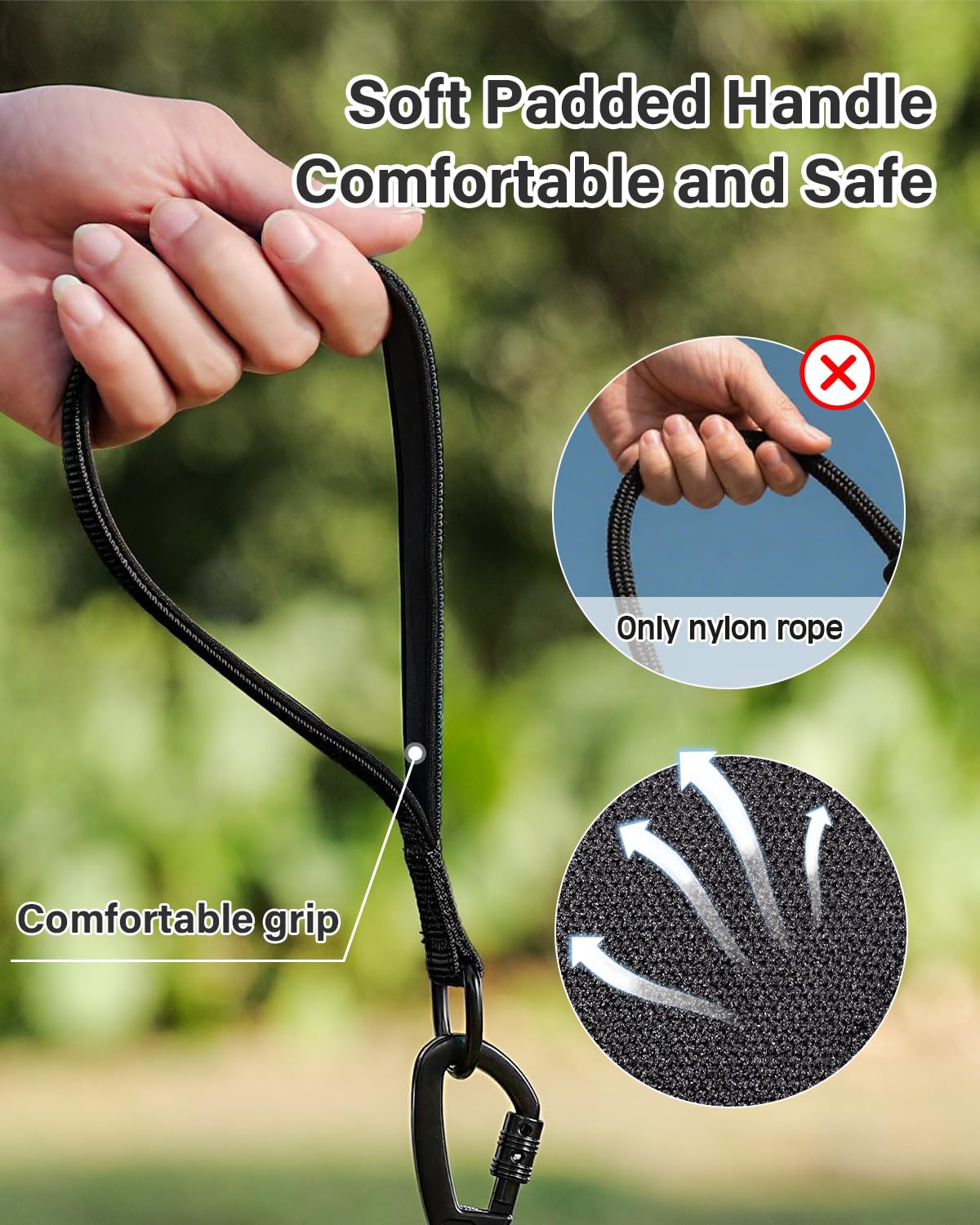 Foto 4 pulgar | Training Leash Joytale - Correa Larga Para Perros (10 Mm X 5 M), Color Negro - Venta Internacional.