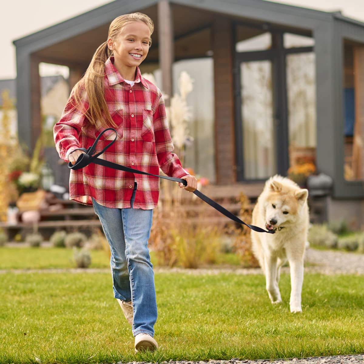 Foto 6 pulgar | Correa De Trabajo Dog Lead Viper Biothane De 1,8 M Para Perros, Color Negro - Venta Internacional.