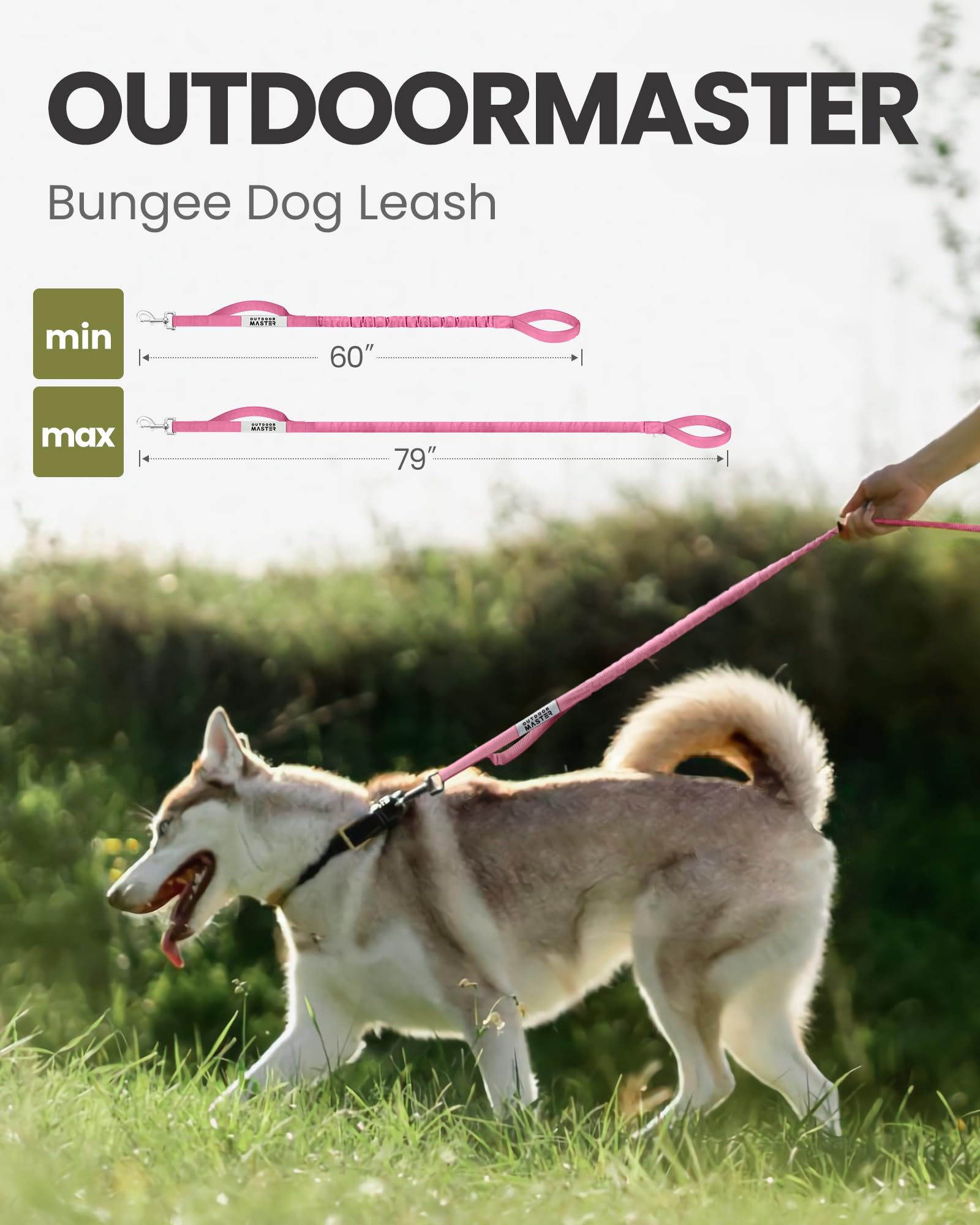 Foto 4 pulgar | Correa Elástica Para Perros Outdoormaster, De Alta Resistencia, Absorción De Impactos - Venta Internacional.