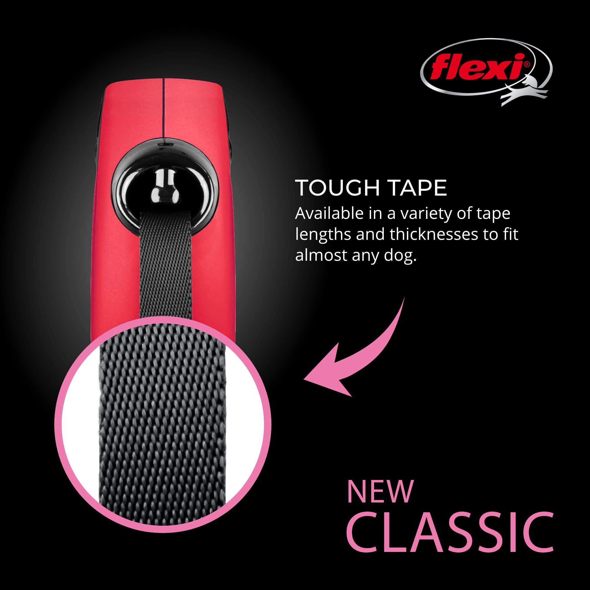 Foto 4 pulgar | Correa Retráctil Para Perros Flexi New Classic Tape Para Perros Grandes - Venta Internacional.