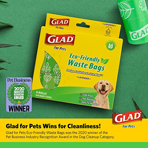 Foto 3 pulgar | Bolsas De Basura Para Perros Glad, Respetuosas Con El Medio Ambiente, 8 Rollos, 120 Bolsas En Total - Venta Internacio