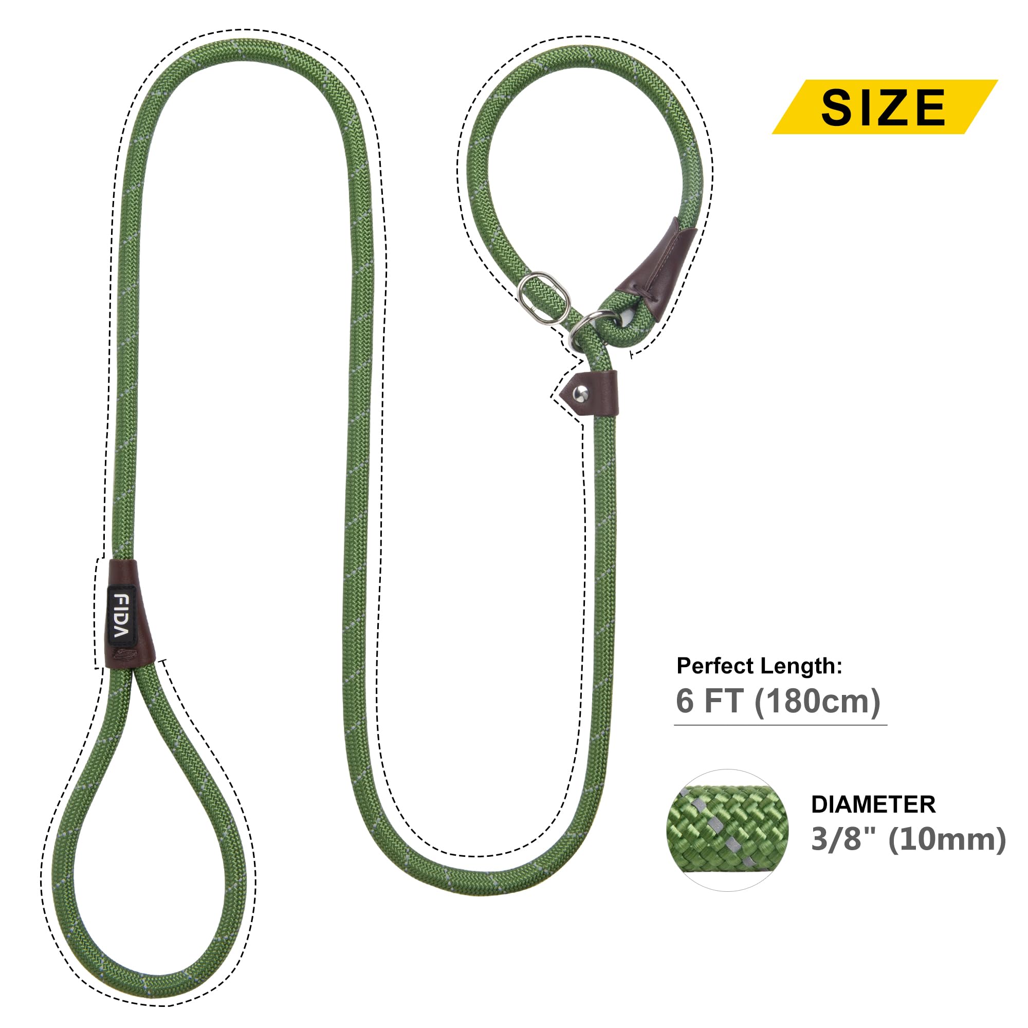 Foto 6 pulgar | Correa Para Perros Fida, Duradera, De Nailon, 1,8 M, Para Perros Pequeños - Venta Internacional.