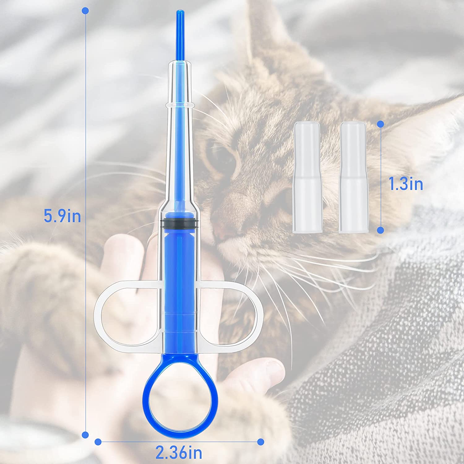 Foto 2 pulgar | Dispensador De Píldoras Para Perros Pet Pill Shooter, Jeringa Para Alimentación De Gatos - Venta Internacional.